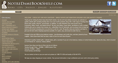 Desktop Screenshot of notredamebookshelf.com